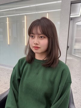 ボタン ハカタ(VOTAN hakata) 博多美容室/オリーブカラー/ダブルカラー/韓国ヘア