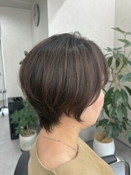 クム 横浜(qumu) 大人ショート × 白髪ぼかし【神永】