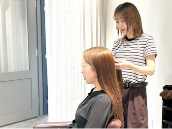 ルスリー 東銀座店(Lsurii)の写真/現在抱えているお悩みだけでなく、目指したい理想の髪色・髪質までじっくりお伺いします!