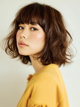 ヒマル 学芸大学(Himaru) ミディアムヘア/グレージュカラー/グランマッシュ/学芸大学