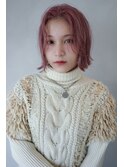 pink beige × bob