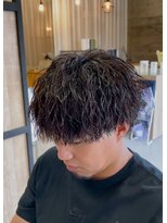エッジ(EDGE)&nbsp;大分メンズ刈り上げマッシュツイストスパイラルパーマスタイル