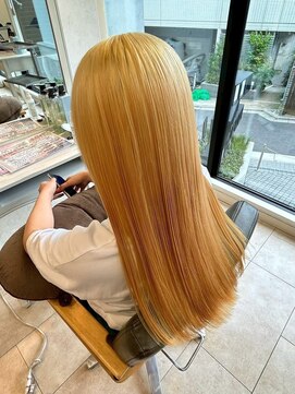 キャパ(CAPA) 王道ベージュカラー(茅ヶ崎/20代/韓国ヘア/ブリーチカラー)