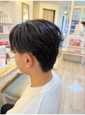くびれセンター分け