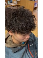 フレンズ 手稲店(friend's)&nbsp;【手稲メンズ】波巻きスパイラルで魅せる大人無造作ショート