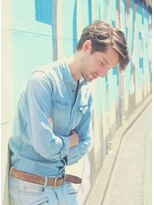 ジジバイワースホワイル(jiji by WORTH WHILE)&nbsp;リバースセンターパート刈り上げセンターパートサーフカール