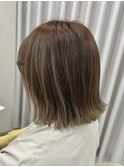 黒髪/クラゲヘアー/オリーブグレー/小顔/ココアベージュ/伊勢崎
