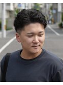 ニュアンスパーマ、低めのフェード
