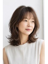 ビビデココ(ViVi de CoCo) 多毛さん向け外ハネミディ