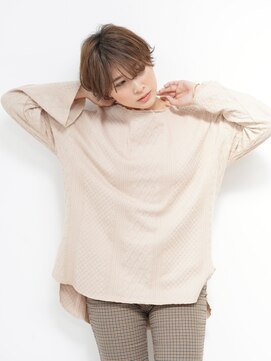 アビエクレール 河内花園(abije claire) モードなミニマムショート★20代30代50代 髪質改善