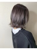 ラベンダーアッシュ×外ハネボブ　【Alisha相模大野】