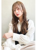 リアン(Lien)&nbsp;Lien☆シースルーバング×ローライト×ナチュラルベージュ　立川