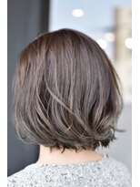 ヘアーアンドスパ プルトア(hair spa pour toi) ミルクティーベージュ×ボブ