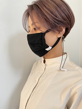 カイラ(KAILA) 【KAILA】淡ピンクベージュショートボブ