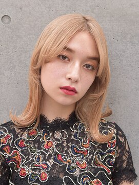 クレール 松戸(Clair) くびれボブ/カーキグレージュ/大人かわいい/フェザーバング