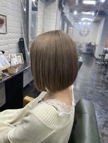 アンク クロス 吉祥寺店&nbsp;loa exte joker×milk tea graige/前下がりボブ