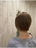 ◎ショート×ベージュカラー