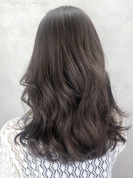 アイティーバイアルバム 八王子店(IT by ALBUM) グレージュミディ_外ハネボブセクションカラー_ba371951