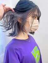 ニュート(Neut )&nbsp;インナーカラー/ホワイト×ブルーブラック