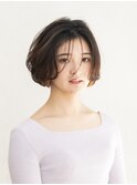 インナーカラー・ふわゆるボブ