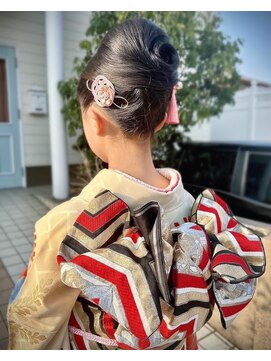 ランダーブルー(LANDER BLUE) ハーフ成人式アップ/成人式アップ/アップヘア