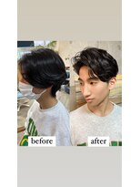 ビーチ(Beach)&nbsp;韓国風ニュアンスパーマスタイル