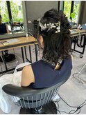 *pikAicHi*ヘアアクセサリーを活かしたヘアセット