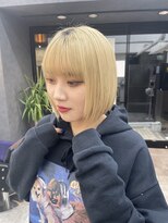 シオ ヘアー デザイン(Sio. hair design)&nbsp;プツッとBOB 顔周りレイヤー