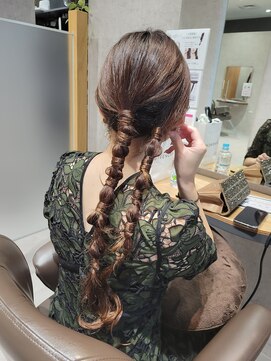 リップル(Ripple) 【海浜幕張 Ripple】ロングツイン×テール編み込み