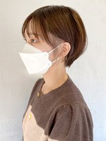 アルバム 池袋(ALBUM)&nbsp;ブラウンショート_ハッシュカットフルバング_ba371861