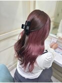 イメチェン/ハッシュカット/似合わせカット/暖色カラー