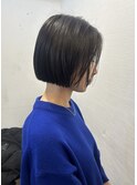 暗髪ボブ