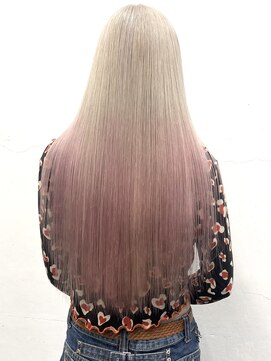 ココ 原宿(KOKO) ブロンド黒髪小顔クラゲヘアーオリーブグレーココアベージュ