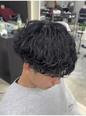 熊本メンズサロン &nbsp;波巻パーマ 波巻きスパイラル MEN'S HAIR