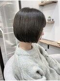 切りっぱなしボブグレーカラー/SHEER春日部店