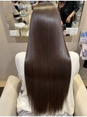 髪質改善似合わせフェミニンストレート【高槻】