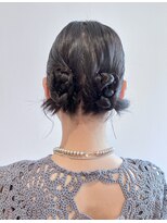 コワファースト  させぼ五番街店(COIFF1RST)&nbsp;ツインおだんごarrange☆