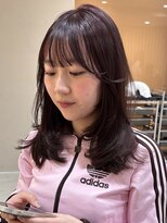 サイン 渋谷(SIGN)&nbsp;20代/透明感カラー/グレージュ/タッセルボブ/レイヤーボブ