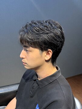 ビーダンディー(Bee dandy) ビジネスツーブロックショートウルフ ナチュラルセンターパート