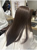 髪質改善×透明感カラー