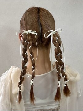 ヘアセット専門店 ナゴミ 池袋店(nagomi) ツイン編みおろし