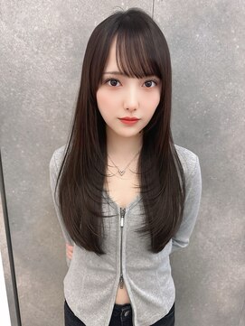 クム(kumu) 【kumu】ロングレイヤー/顔周りカット/栄/名古屋