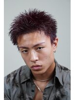 オーシャントーキョー ホワイト 原宿(OCEAN TOKYO WHITE)&nbsp;赤髪スパイキーアップバングショート