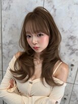 シーシンジュク 新宿南口(Sea shinjuku)&nbsp;大人ガーリー×ダークアッシュ[似合わせカット/ミディアム]