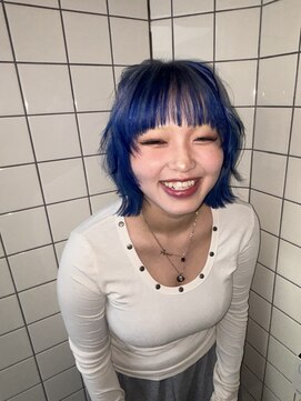 グラスペディア(graspedia) ブルーデザイン【広島派手髪】【広島ハイトーン】