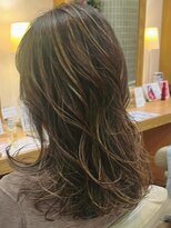 ユウヘアー 三軒茶屋店(U Hair) 地毛ハイライト×マニキュア