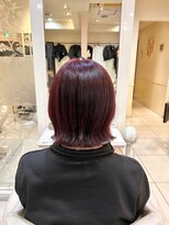 アッシュ 西荻窪店(Ash)&nbsp;コンパクトボブ × チェリーレッド