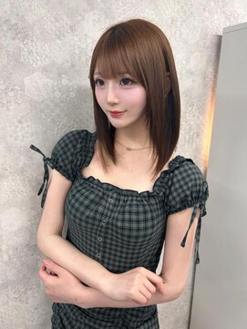 カルテット(Quartetto) イメチェンピンクベージュアンブレラカラー前髪八王子