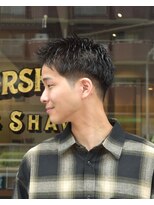 フリーク バーバーショップ 都島店(FREAK BARBER SHOP)&nbsp;アップバングツーブロック束感ショート