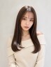 【強いクセもしっかりストレート♪】ナノスチーム縮毛矯正+カット¥10250